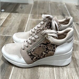 Aldo wedged shoes. Never worn.